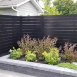 Aluminum Black Slat Fence Canada