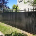 Aluminum black privacy fence canada