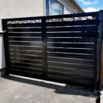 black fence gates canada