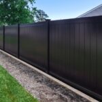 black vinyl fence canada
