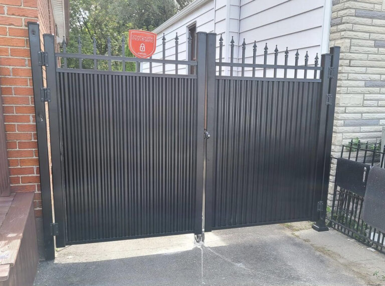 black fence Mississauga