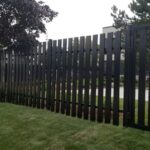 vertical black fence canada