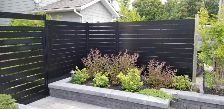 black fence barrie
