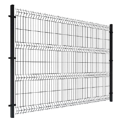 black welded wire fence canada